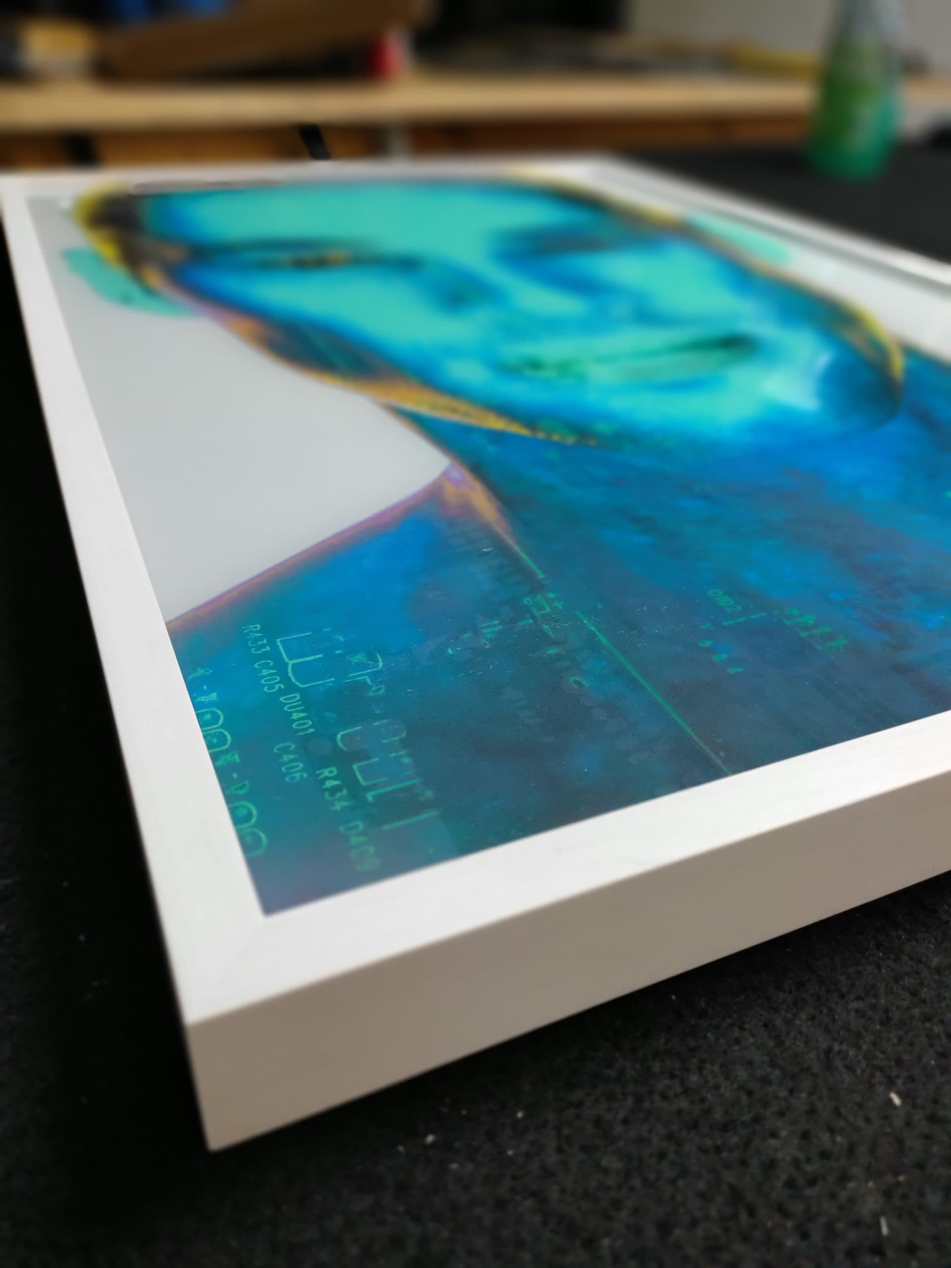 UV-bedrucktes Bilderrahmenglas — Kunstwerke von Mitja Koetter, Berlin