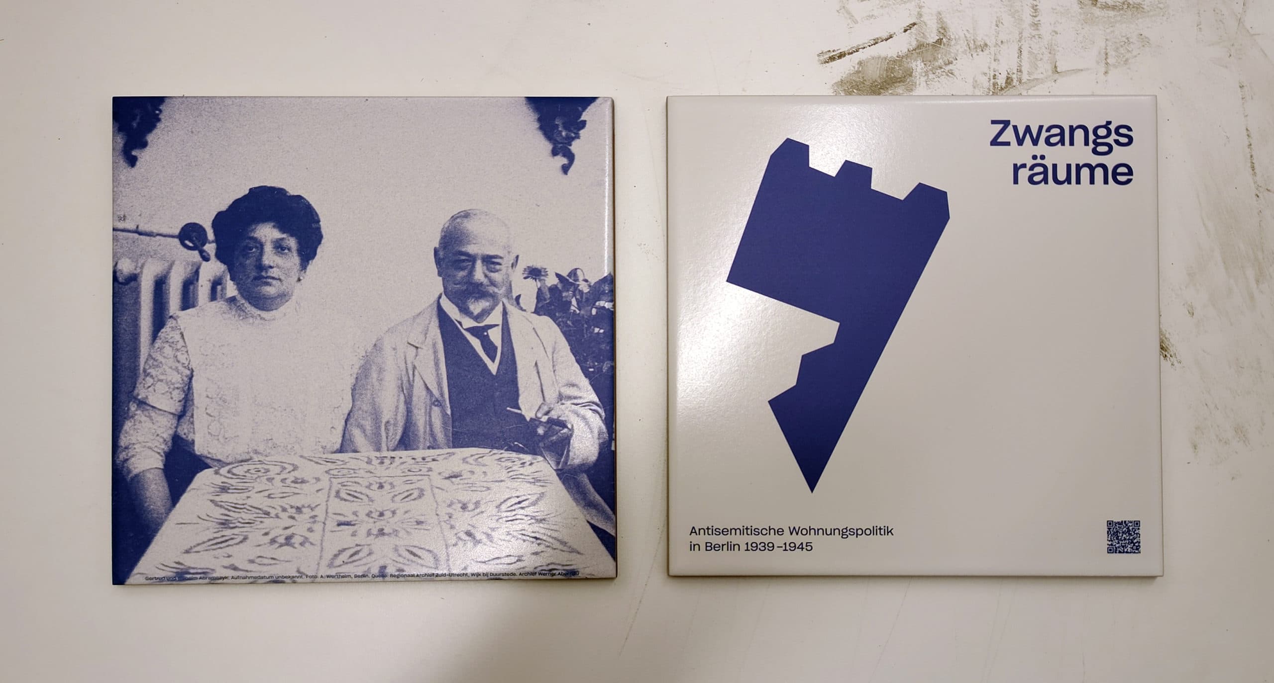 UV-bedruckte Keramikfliesen für Kunstinstallation Zwangsräume von Zoff