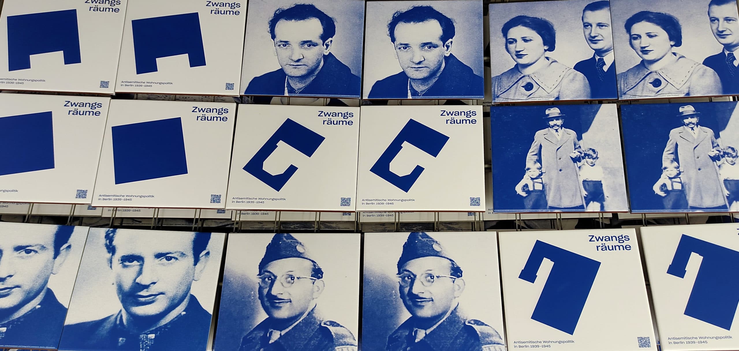 UV-bedruckte Keramikfliesen für Kunstinstallation Zwangsräume von Zoff